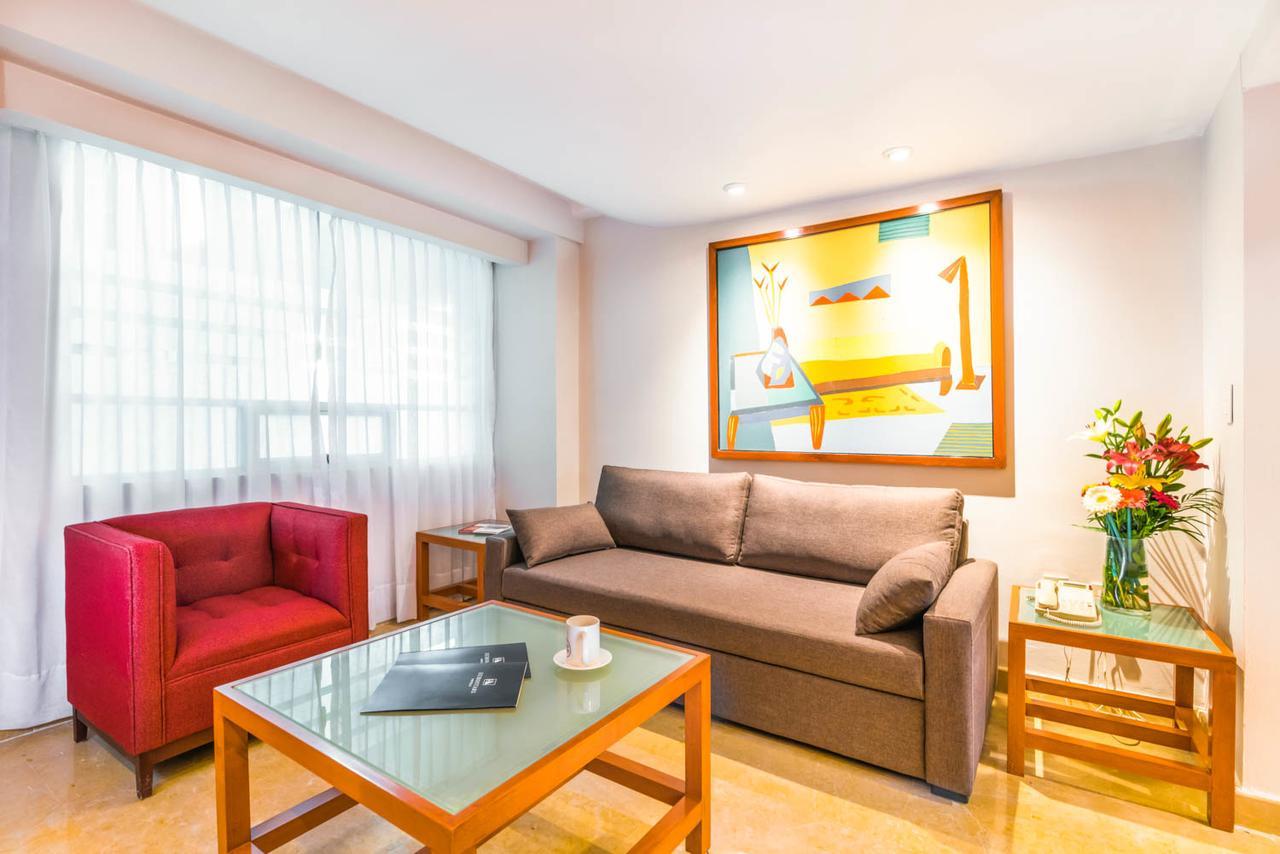 Eurostars Zona Rosa Suites Meksyk Zewnętrze zdjęcie Living room
