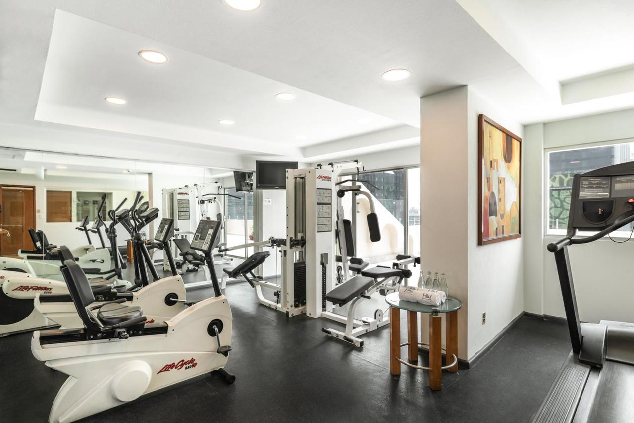 Eurostars Zona Rosa Suites Meksyk Zewnętrze zdjęcie The gym at the hotel