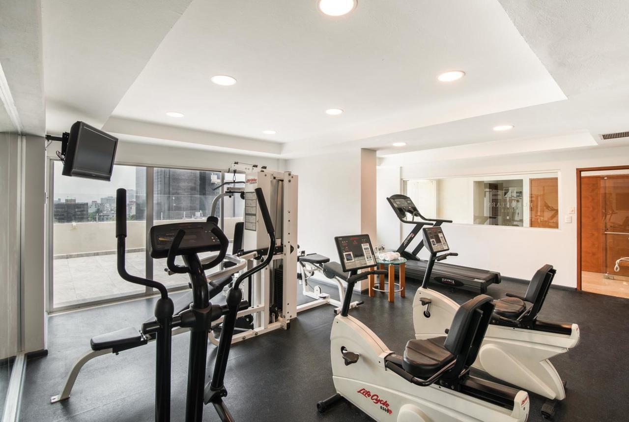 Eurostars Zona Rosa Suites Meksyk Zewnętrze zdjęcie The gym at the hotel